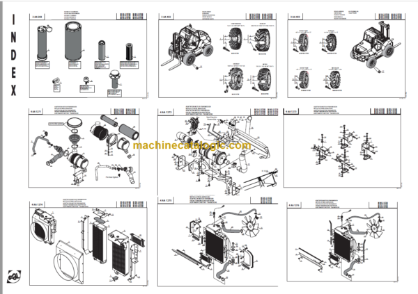 MANITOU M 50-2 ST3B PARTS CATALOGUE