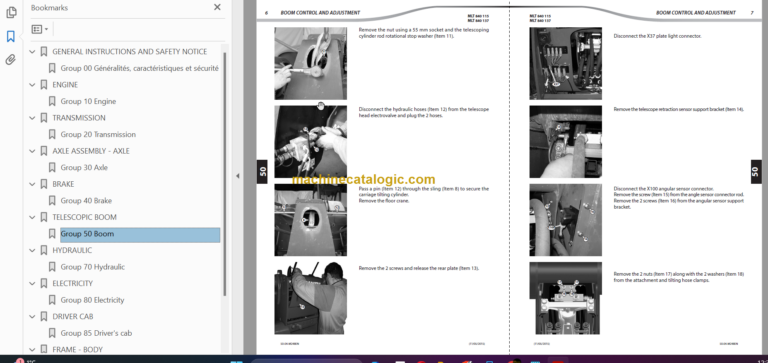 Manitou MLT 1040 L ST4 S1 Repair Manual