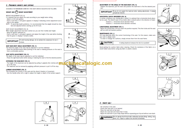 Manitou MLT 634-120 LSU Series B-E2 Operator's Manual