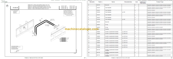 MANITOU CG 25P-CD 25P PARTS CATALOGUE 2019