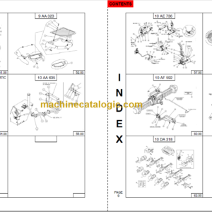 MANITOU M30-40-50-2T H/L PARTS MANUAL