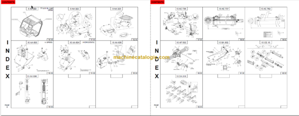 MANITOU M30-40-50-2T H L PARTS MANUAL