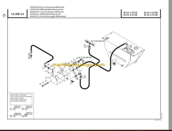 MANITOU M 50-2 ST3B PARTS CATALOGUE