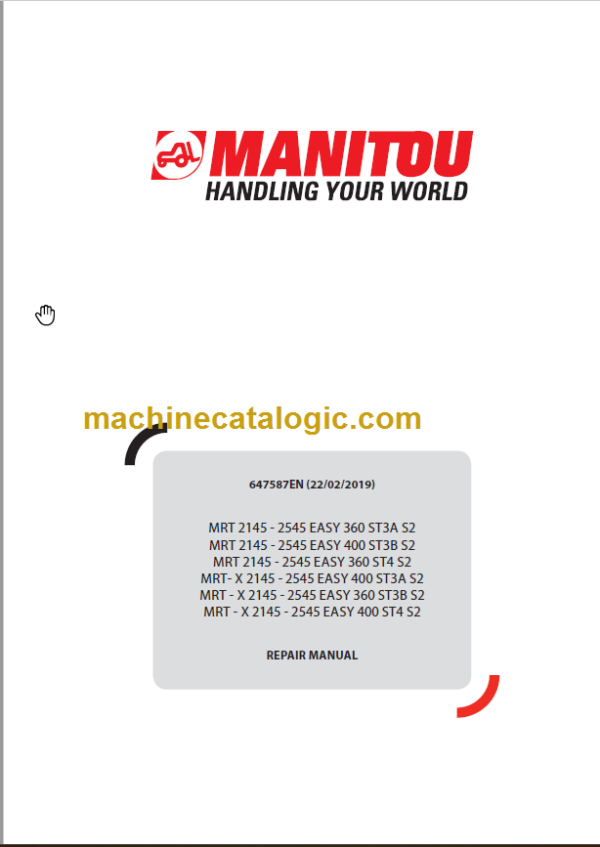 Manitou MRT-X 2545 EASY 360 ST3B S2 REPAIR MANUAL