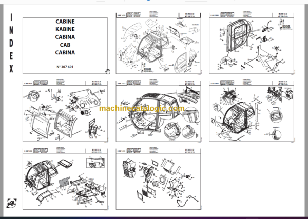 Manitou MLT 840-115 PS Parts Manual