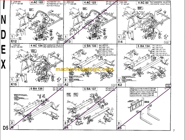 Manitou MLT 730TW PARTS MANUAL