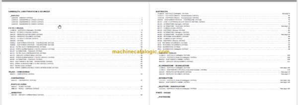 MANITOU CG 30P-CD 30P PARTS CATALOGUE 20199