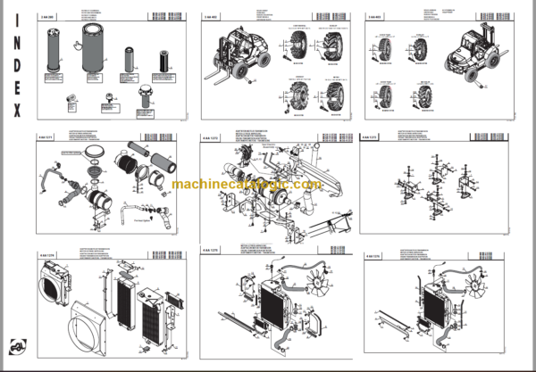 MANITOU M 50-4 ST3B PARTS CATALOGUE