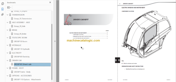 Manitou MLT 840 115 ST3B Repair Manual