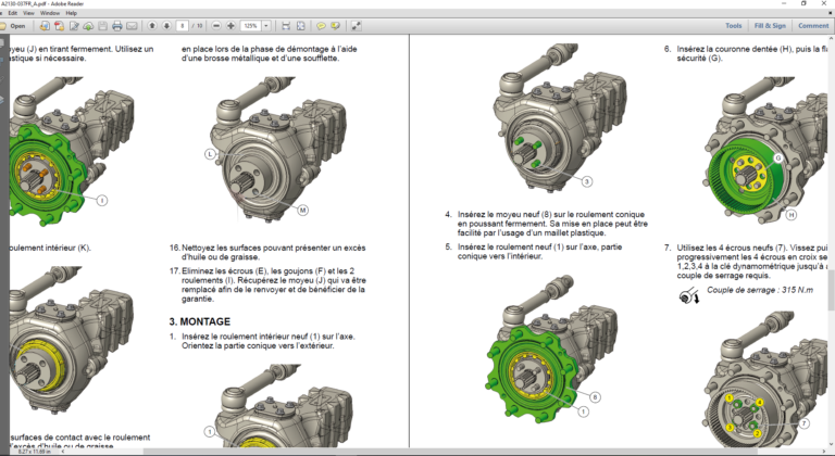 MANUEL DE RÉPARATION Manitou
