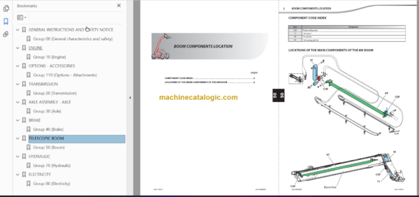 Manitou MLT 845 H S4-E3 Repair Manual