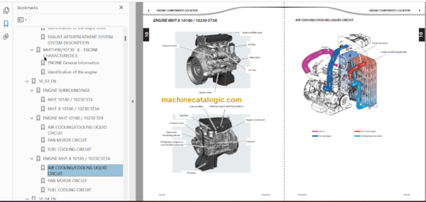 MHT 10180 MINING 129M ST4 S1 REPAIR MANUAL