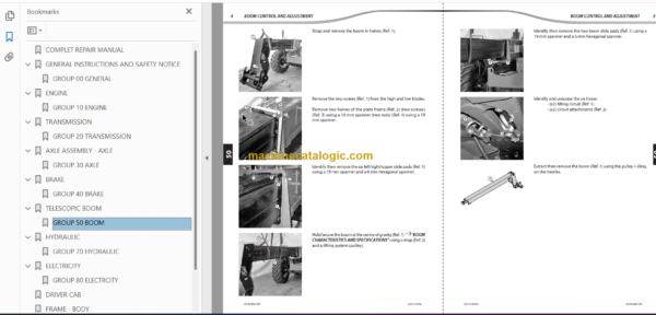 Manitou MLT 845 100D H LSU ST3B S1 Repair manual