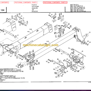 Manitou MLT 730TW PARTS MANUAL