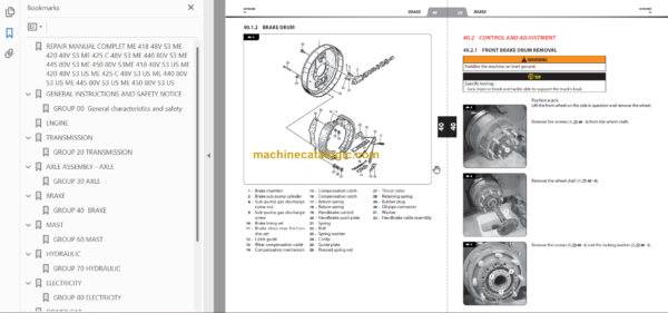 MANITOU ME 440 80V S3 REPAIR MANUAL