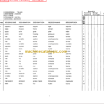 Manitou MRT 1850 PARTS MANUAL