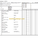MANITOU M 50-4 ST3B PARTS CATALOGUE