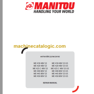 MANITOU ME 445 80V S3 REPAIR MANUAL