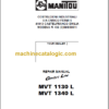 Manitou MVT 1130 Comfort Line REPAIR MANUAL