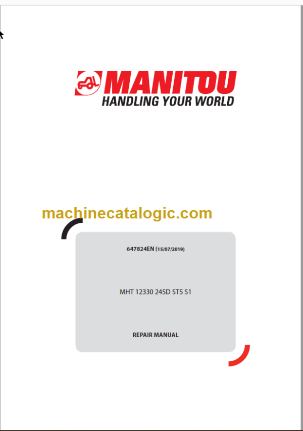 MHT 12330 245D ST5 S1 REPAIR MANUAL