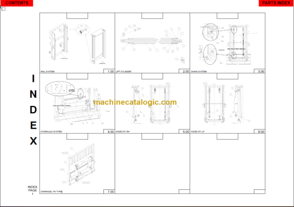 MANITOU 805323 Series Parts Manual