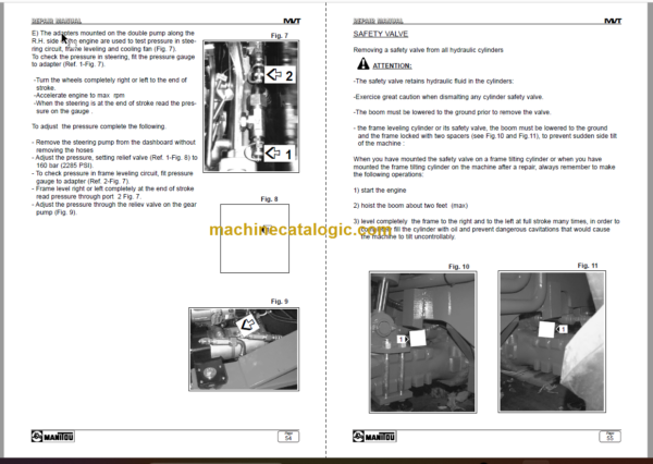 Manitou MVT 1130 Comfort Line REPAIR MANUAL