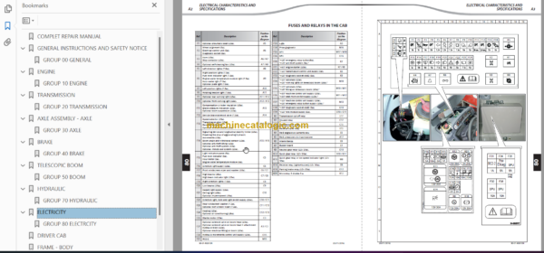 Manitou MLT 845 120D LSU ST3B S1 Repair manual