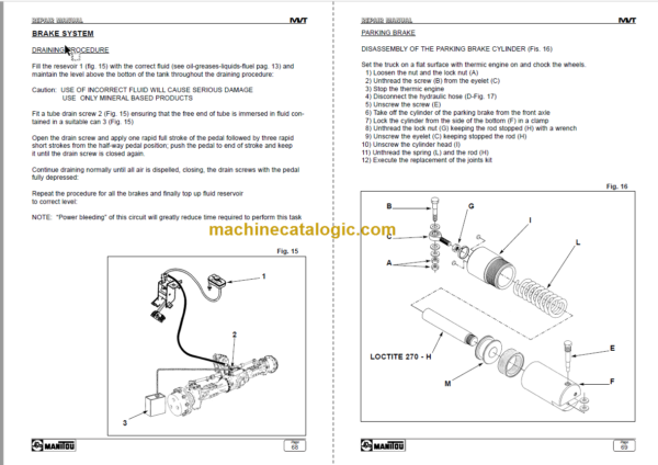 Manitou MVT 1130 Comfort Line REPAIR MANUAL