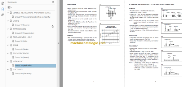 Manitou MLT 728 Repair Manual