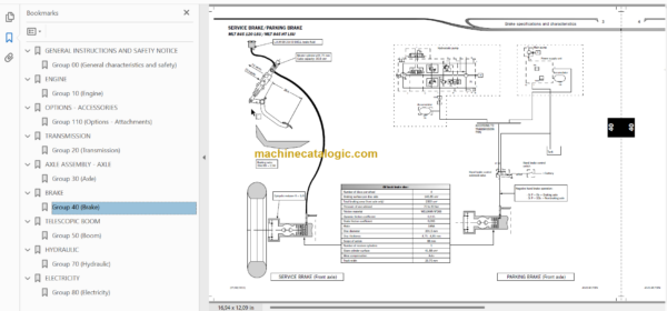 Manitou MLT845 MT1235 MT1435 Repair Manual 647227EN