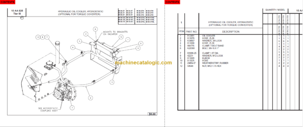 MANITOU M30-40-50-4T H L ENGINE PARTS MANUAL