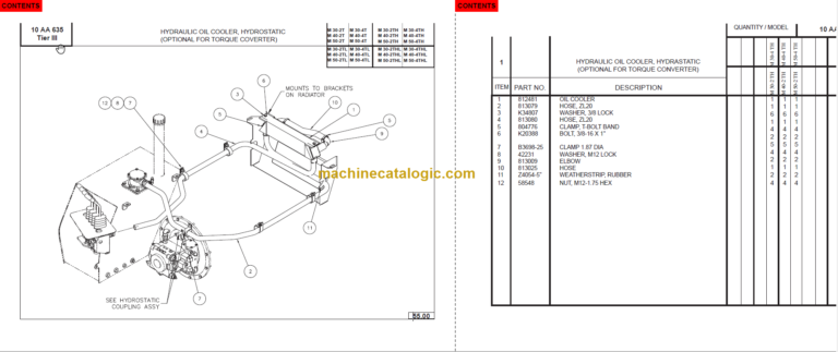 MANITOU M30-40-50-4T H L ENGINE PARTS MANUAL