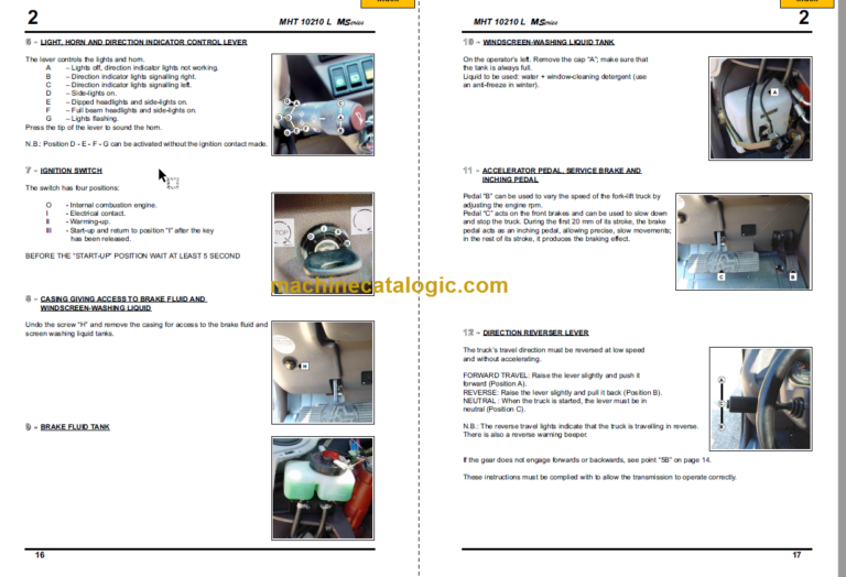 Manitou MHT 10210 L E3 M SERIES SERVICE MANUAL