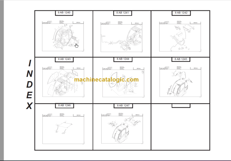 Manitou MLT 625-75 H S1-E3 PARTS MANUAL