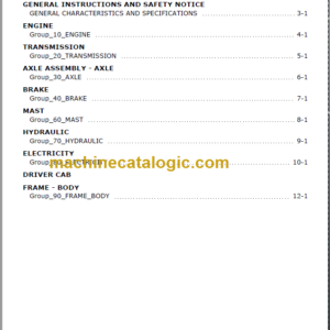 MANITOU MSI25-30-35 T 4ST3A Repair manual