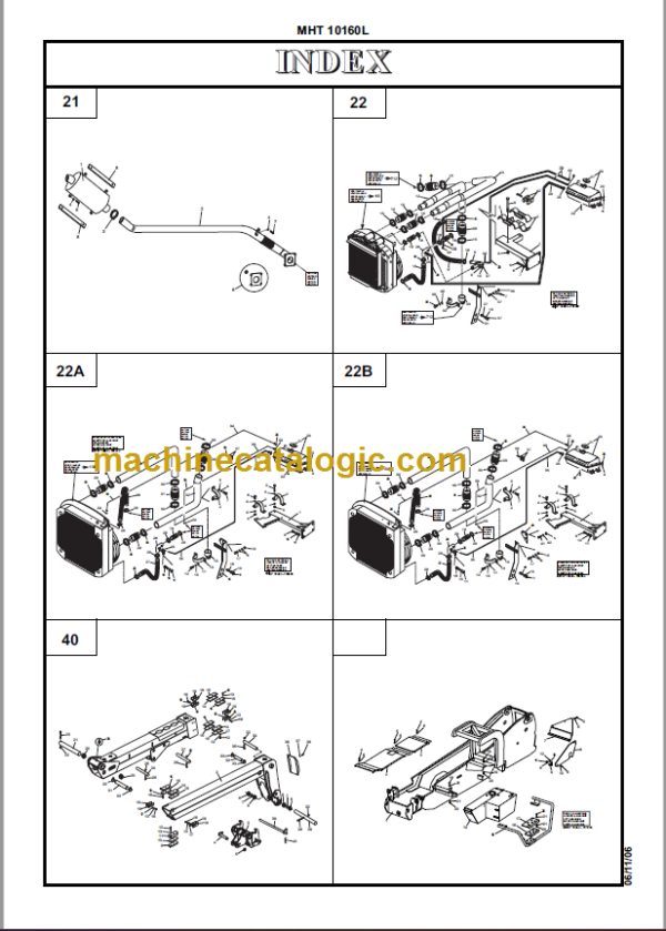 Manitou MHT 10160 M SERIES-E2 PARTS MANUAL