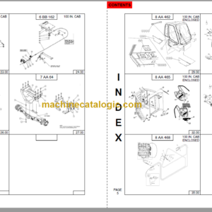 MANITOU M30-40-50-4T H-L PARTS MANUAL