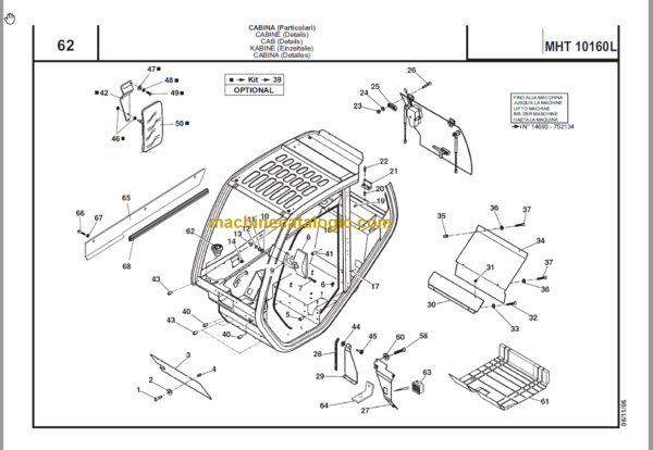 Manitou MHT 10160 M SERIES-E2 PARTS MANUAL