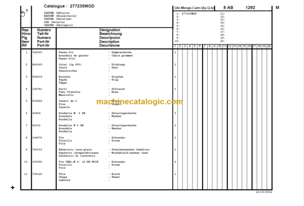 Manitou MLT 840-137 PS PARTS CATALOGUE