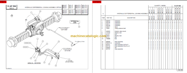 MANITOU M30-40-50-4T H-L PARTS MANUAL