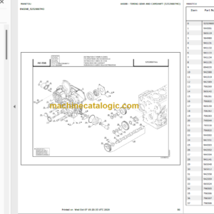 MANITOU MC-X 18-4 D K ST3A S1 PARTS CATALOGUE