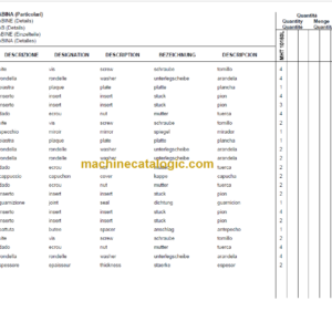 Manitou MHT 10160 M SERIES-E2 PARTS MANUAL