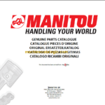 Manitou MLT 634 120PS ST3B PARTS CATALOGUE