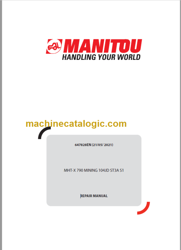 MHT-X 790 MINING 104JD ST3A S1 REPAIR MANUAL