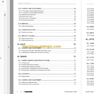 Manitou MLT-X 841 145 PS+ Y ST3A S1 Service Manual