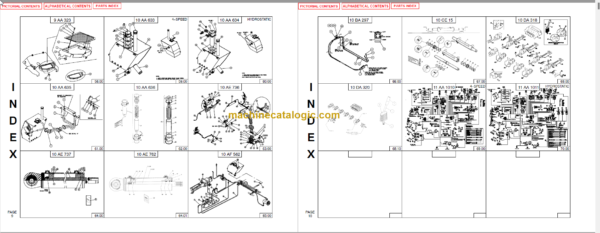 MANITOU M30-40-50-4 HL PARTS MANUAL