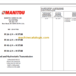 MANITOU M 26-2 4 + H ST3B PARTS CATALOGUE