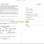 MANITOU 4400 Series Parts Manual