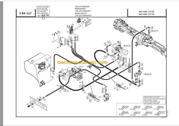 Manitou MLT 1040 PARTS CATALOGUE