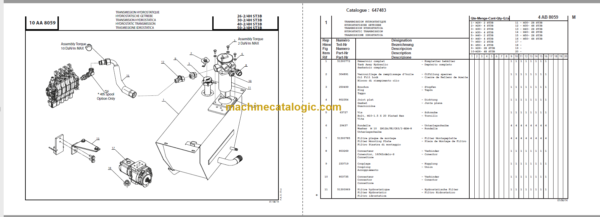 MANITOU M 26-2 4 + H ST3B PARTS CATALOGUE